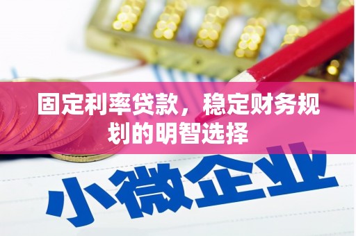 平乐固定利率贷款，稳定财务规划的明智选择