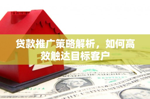 平乐贷款推广策略解析，如何高效触达目标客户