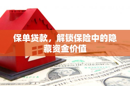 平乐保单贷款，解锁保险中的隐藏资金价值