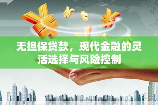 平乐无担保贷款，现代金融的灵活选择与风险控制