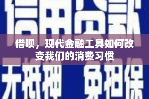 平乐借呗，现代金融工具如何改变我们的消费习惯
