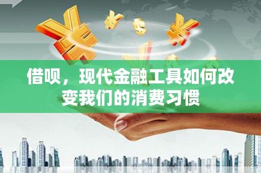 平乐借呗，现代金融工具如何改变我们的消费习惯