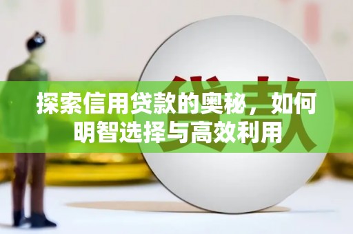 平乐探索信用贷款的奥秘，如何明智选择与高效利用