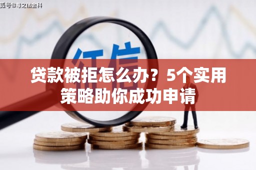 平乐贷款被拒怎么办？5个实用策略助你成功申请